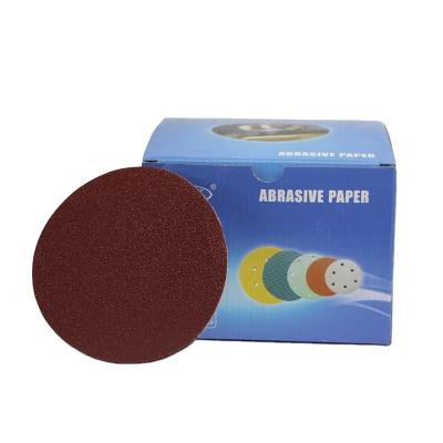 China For Wood or Metal Aluminum Oxide Polishing Sanding Disc Around Garnet No Holes Abrasive Tool Sanding Paper for Metal and Wood Polishing for sale