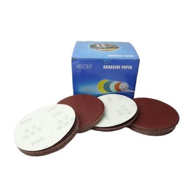 China Paint No Hole Garnet Sand Sandpaper With Hook And Loop For Metal for sale