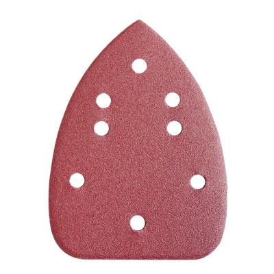 China Hot Selling Paint Abrasive Tools Triangle Garnet Mouse Sandpaper For Synthetic Stone for sale