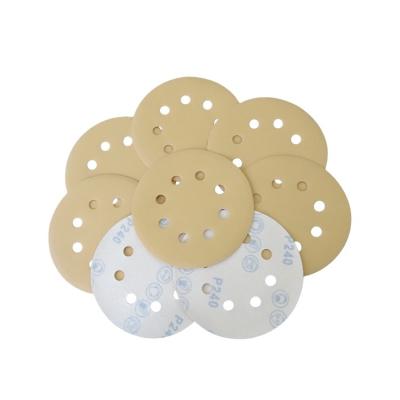 China For wood or metal polishing disc etc. 100pcs 5-Inch 8-Hole P60/80/120/150/220 Sanding Paper Abrasive Machines Polishing and Grinding Sandpaper for sale