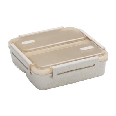 China Heatable Reusable Plastic PP Picnic Food Boxes 3 Compartment Tiffin Bento Lunch Box PP for sale