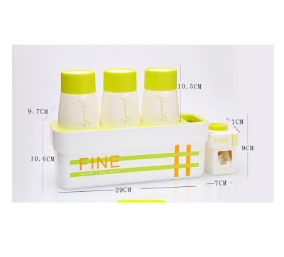 China Viable Hot Selling Good Quality PP Toothbrush Holder Toothpaste Holder Toothbrush Holder Set For Family for sale