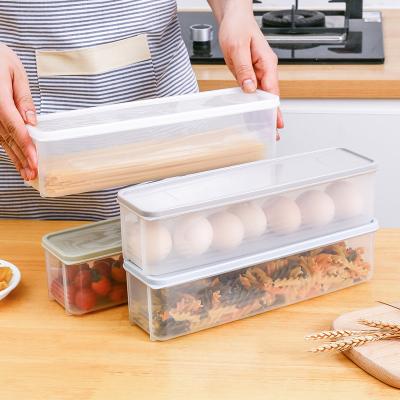 China Plastic Microwavable Kitchen Egg Holder, Fridge Organizer with Lid, Fridge Egg Storage Container for Fridge for sale