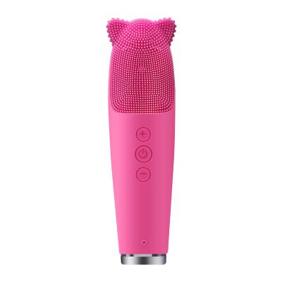 China Acne Treatment Skin Care Massager Silicone Face Remover Deep Cleansing Facial Cleansing Brush for sale