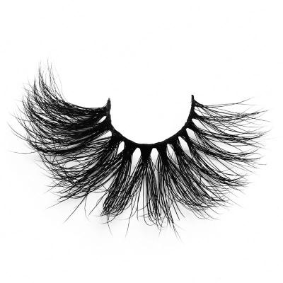 China 2021 Hot Selling High Quality False Sensitive 25mm 3D Mink False Multi Layered Eyelashes for sale