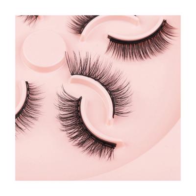 China Factory Sale Natural Luxefame Various Magnetic Eyelashes 10 Magnets With Eyeliner for sale