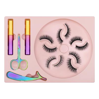 China Natural Soft Eyelash Y Sell Well New Type Best Seller Quality Wick Custom Boxes Eyeliner 10 Magnetic Magnet Lashes for sale