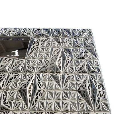 China Modern Aluminum Perforated Facade Panel For Curtain Wall Panel To Exterior Building for sale