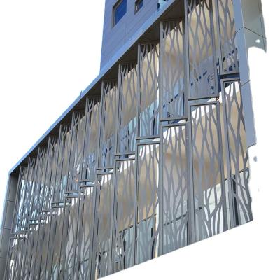 China Modern Laser Cutting Metal Panel And Decorative Perforated Aluminum Cladding Panel for sale