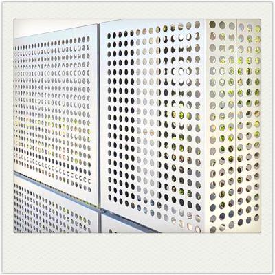 China Traditional perforated aluminum liner with Nippon pvdf coating for sale