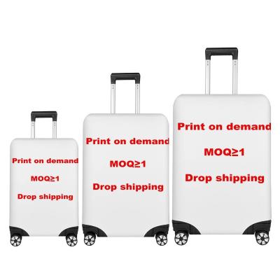 China Polyester TD Luggage Cover Can Customized Good Stretch Luggage Covers Suitcase Cover Protector for sale