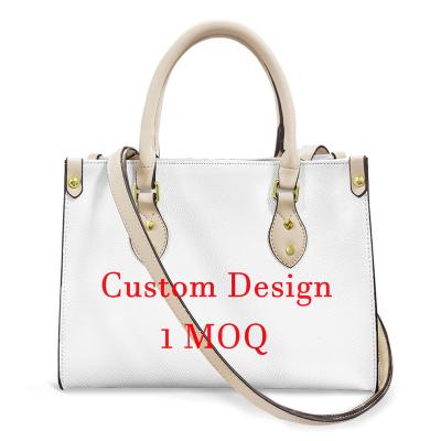 China High Quality TD Can Tote Bag Manufacturer Leather Shoulder Customized Bags PU Handbags For Women Luxury Custom Logo for sale