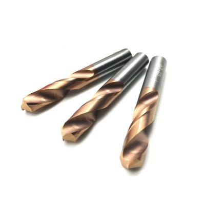 China Make Hole Mk D4*65L Tungsten Steel Coated 2 Flutes Twist Drill Bit For Steel Drill Carbide for sale