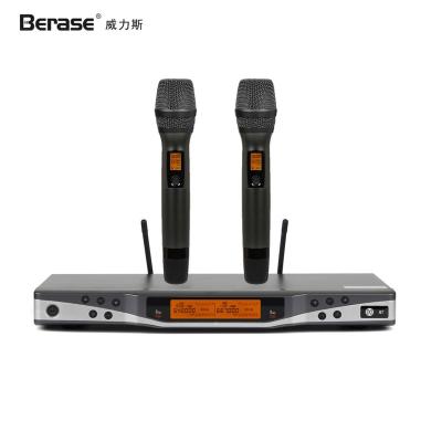 China Bietrun Handheld Microphone Stereo Audio Wireless Headset Microphone Manual for sale