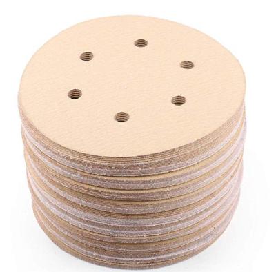 China High Performance Hook & Loop Abrasive Disc 25 Pcs Sanding Sheets - Assorted P40, 60, 80, 100 Grit Sand Paper For Metal Wood Hook for sale