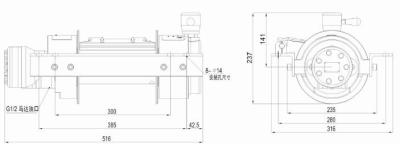 China AUTO hydraulic winch hoist for car towing hydraulic winches manufacturers for sale