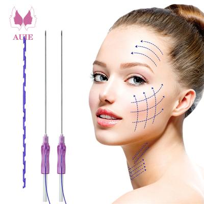 China Wire Lifting Facial Lift PDO Wire Elevator PDO Tooth 19G 21G Fish Bone Wire for sale