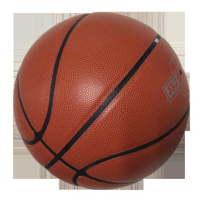 China Customized leather basketball hygroscopic rubber wear-resistant hot sale wear-resistant indoor colors for sale