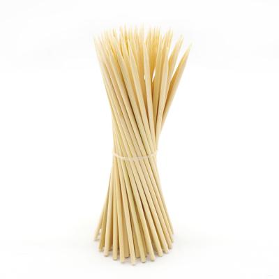 China Easily Cleaned Custom Disposable BBQ Accessories Spits BBQ Bamboo Marshmallow Sticks for sale