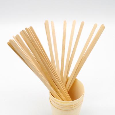 China Sustainable Wholesale Wooden Coffee Drink Stirrer Disposable High Quality Stirrer for sale