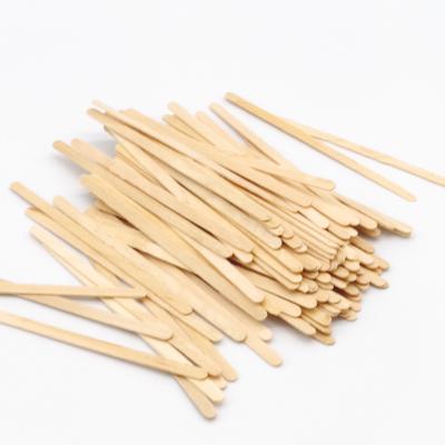 China Sustainable Wholesale Eco - Friendly Wooden Coffee Stirrer Stick Disposable Stirrer Coffee for sale