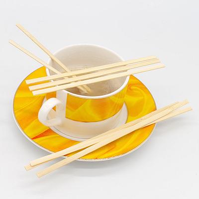 China Sustainable Biodegradable Bamboo Stirrers Wooden Coffee Sticks for sale