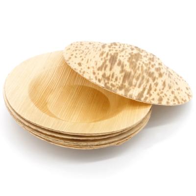 China Disposable Disposable Tableware Sushi Natural Bamboo Palm Leaf Dish and Bowl for sale