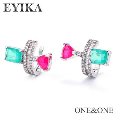 China High Quality Earring Colored Earring Fusion Hot Selling Stone Earring for sale