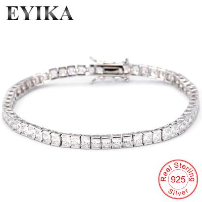 China CLASSIC Charm 925 Sterling Sliver AAAAA Quality Jewelry Silver Silver Chain Bracelet for sale