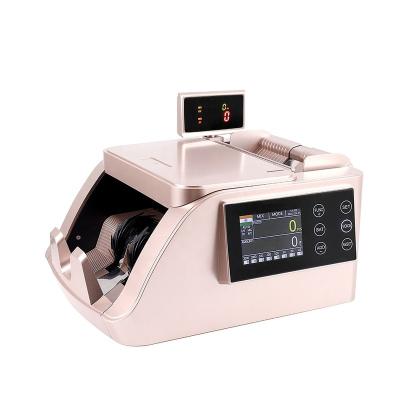 China Y5528 Touch Screen Bill Value Counter Gold Money Indian Money counting+value cash sheets counter counting machine for sale