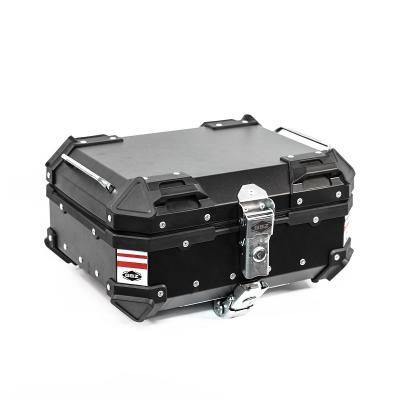 China 22L Black F2-MOTO Direct Selling Topbox Alu Top Box Food Delivery Waterproof Motorcycle Box for sale