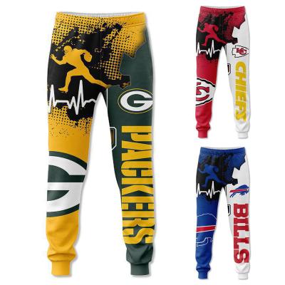 China QUICK DRY All 32 Football Teams 3D Print Pants NFL Pants Steelers Mens Sports Pants for sale