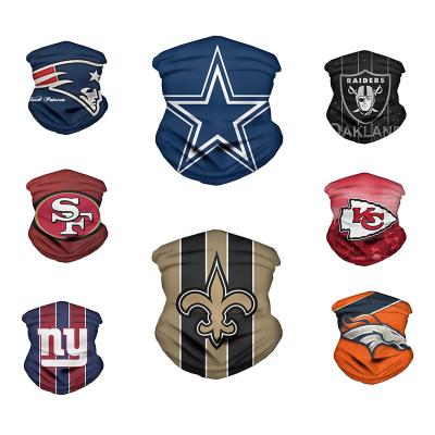 China Party Make / Decoration Trendy Popular Teams NFL All 32 Club Facemask Facemask Green Bay Packers Face Cover FaceMask Washable for sale