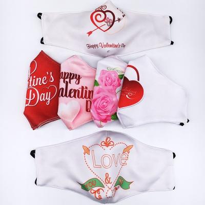 China Party Make / Decorations Valentine Fashion Party New Design 2021 Daily Washable Cotton Facemask for sale