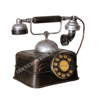 China Retro European and American Minimalist Metal Design Telephone Home Decoration for sale