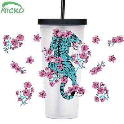 China Nicko Wholesale Ready To Transfer Mugs Custom UV Wrap Design Eco DTF Eco Solvent Transfers For Mugs Coffee Mugs Tumblers for sale