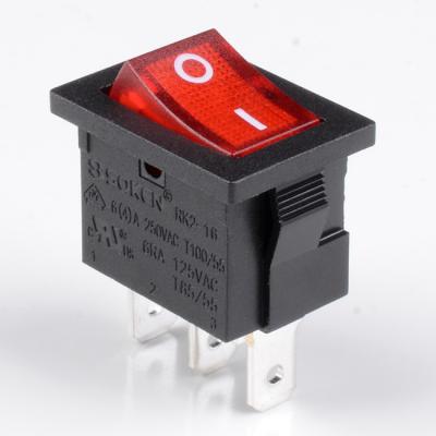 China RK2-16 household electrical appliance switch with UL TUV cqc rocker switch panel for sale