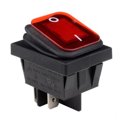 China 250VAC 16A RK1-01G 6pin Rocker Switch Double Pole Colorful Rocker Switch ON-OFF for sale