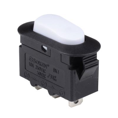 China New BK1-10BL KEMA TUV ON-OFF 3pin UL ON Electric Rocker Switch 16a 250vac for sale