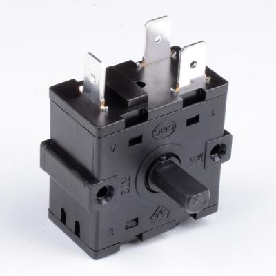 China 4 SOKEN 4 Position Electrical Changeover Rotary Switch 16a RT232-4 for sale