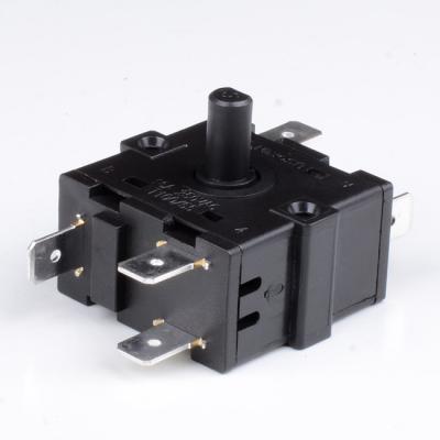 China 4 position SOKEN 4 position 5 terminals electric rotary switch 16a 250v t100 RT233-4 for sale