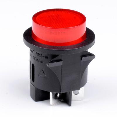 China home appliance/small machine lock etc. SOKEN Led Push Button Switch 250VAC PS18-16-2 2 Pole for sale