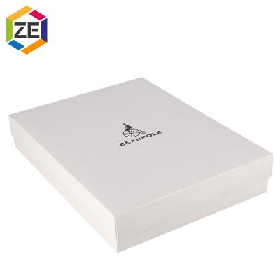 China China Recyclable Factory Supply Apparel Custom Logo Custom Box For Shirt Packaging for sale