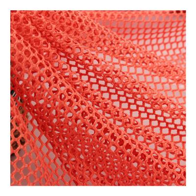 China Plaid manufacturers wholesale big hole hollow high quality elastic mesh fabric for women for sale