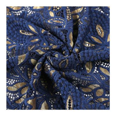 China Cheap And Comfortable Sustainable Chinese Factory Custom Two Tone Soft African Lace Fabric for sale