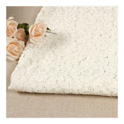 China Sustainable Manufacturers Custom Cheap Breathable European Rope Lace Fabric For Women for sale