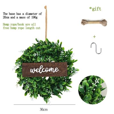 China Realistic Artificial Garland Jiulixiang Wreath Door and Window Border Drapes Flower Plant Door Decoration for sale