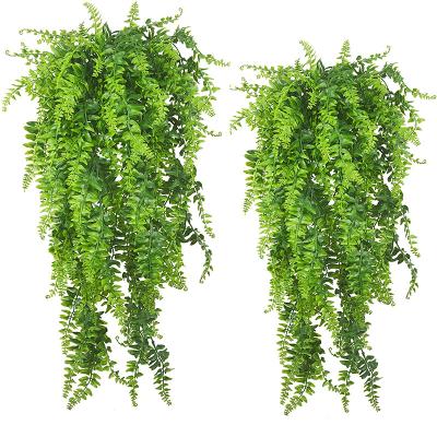 China Amazon Plant Natural Touch Fake Ivy Vine Plastic Green Wall Hanging Artificial Hanging Decoration Amazon Plant Indoor And Outdoor Decoration for sale