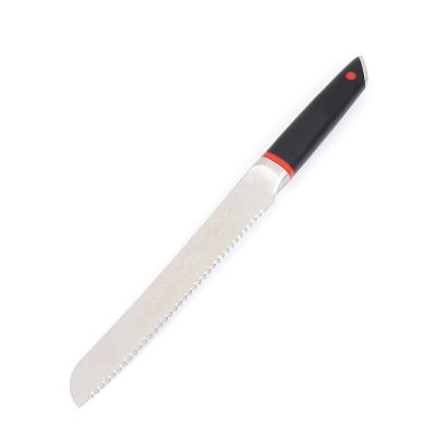 China Kitchen Knife 8 Inch Stainless Steel Kitchen Knife Serrated Bread Knife For Bread Cutting for sale