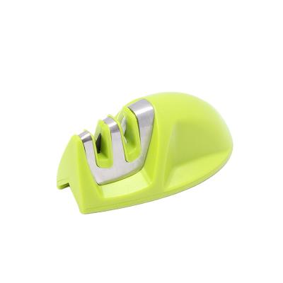 China Stocked High Grade Stainless Steel Home Use 2 Stage Kitchen Knife Sharpener Kitchen Knife Sharpener For Kitchen for sale